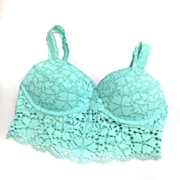 Victoria's Secret Other - Pink Victorias Secret SZ XS Bralette Padded Lace